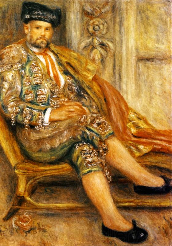 Pierre-Auguste Renoir Ambroise Vollard Portrait Spain oil painting art